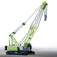 Grue sur chenilles ZCC550H 55 tonnes, 55*3.7t-m, 5.5t, 13-52m, 10 ° /30 ° Équipement de levage, 120/100 m/min, 140 kW, 830 N-m, ≤85 dB