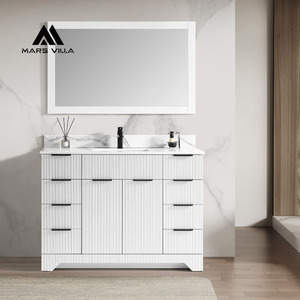 <span class=keywords><strong>Mobile</strong></span> <span class=keywords><strong>bagno</strong></span> moderno su misura Mars Villa Project con lavabo fuori centro a pavimento - Product Image 6