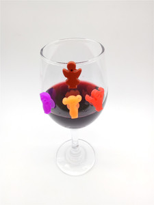 Marqueurs de verres à vin personnalisés, colorés et mignons, avec personnage de dessin animé - Services OEM/ODM avec procédé de découpe - Product Image 5