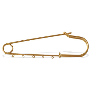 2025 Novos Desenhos Animados de Aço Inoxidável 18K PVD Banhado A Ouro Pinos Forma Coração Cherry <span class=keywords><strong>Ceramic</strong></span> Fish Pendant Broche para Jóias das Mulheres - Product Image 6