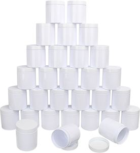 Venta al por Mayor de Envases de Plástico HDPE Blancos de 27oz, 40oz y 60oz para Almacenamiento de Alimentos, Botellas Lisas con Tapas de Rosca para Especias en Polvo - Product Image 1