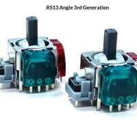 GINFULL RS13-MAX Joystick TMR amélioré pour PS5/PS4/Xboxes/Switch Pro 3ème génération, manettes électromagnétiques à effet Hall