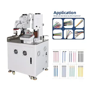 ZJ-A02W Single-head Automatic Wire Crimping Machine Manufacturer Cable Wire Cutting And Stripping Terminal Crimping Machine