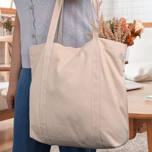 Fourre-tout de haute qualité pliable sac réutilisable Shopping couleurs personnalisées coton épaissi pour sac en toile personnalisé