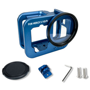 Estuche protector <span class=keywords><strong>GoPro11</strong></span> para Hero10/9 Borde azul anticaída con accesorios de disipación de calor para cámara de deportes de acción - Product Image 1