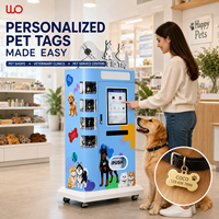 Machine de gravure laser entièrement automatique pour la création de médailles d'identification personnalisées pour animaux de compagnie (chien, chat) – Anti-perte