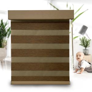 Sistema de Persiana Enrollable, Persiana Zebra, Persiana Opaca para Niños, Mango de Seguridad, Cordón, Peso - Product Image 3