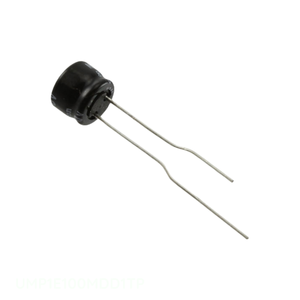 ตัวแทนจำหน่ายอย่างเป็นทางการ คาปาซิเตอร์อะลูมิเนียม 10uF 20% 25V แบบขาเสียบผ่านรู (Through Hole) รุ่น UMP1E100MDD1TP ความจุ 10 ยูเอฟ - Product Image 1