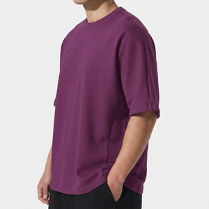 Camiseta Oversize para Hombre, Algodón Grueso de Alta Calidad, Corte Holgado y Relajado, Cuello Redondo, Manga Corta, Estilo Urbano Moderno, Casual, Personalizable - Product Image 6