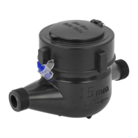 Low Consumption Water Supply Network Mechanical Water Meter LXSK Multi Jet Rotary Vane Cold Water Meter