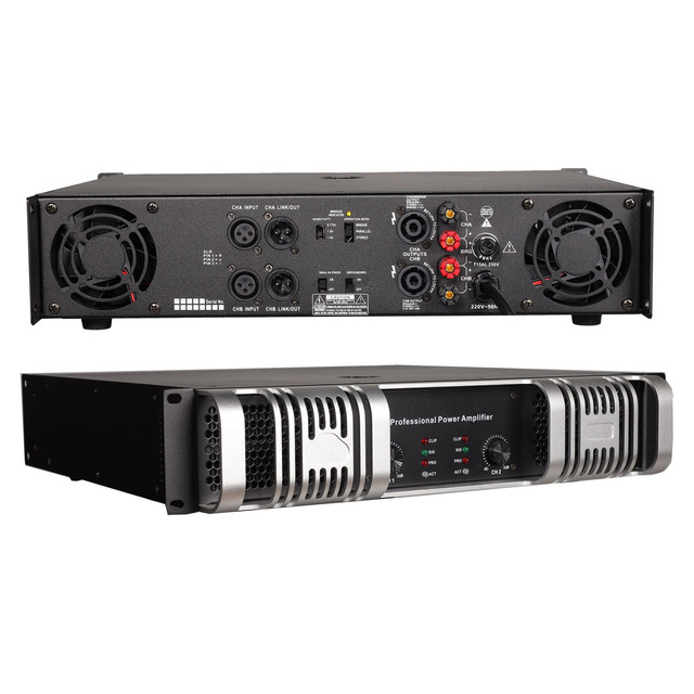 Professional Stereo Power Amplifier 4 Ohm Metal 1600W 2000W 5000W 2000W 1000W 600W 1000W 3000W 10000W