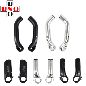 Mountain MTB Road Bike <strong>Bar</strong> <strong>End</strong> Ultra-light Aluminum Alloy Extension Handlebar <strong>Bar</strong> <strong>Ends</strong> Bicycle Parts Black/Silver - Product Image 1