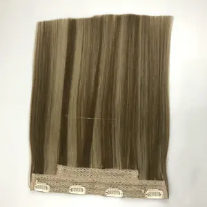 Extensiones de cabello Long Halo Invisible Wire Hair Piece 18 pulgadas y fácil de instalar