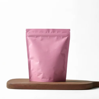 Sachets refermables en PE avec fermeture éclair pour café en grains, emballage Doypack réutilisable, pochette Mylar 3,5g, pochette de qualité alimentaire supérieure