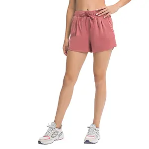 2021 New Wholesales Fashion Cheap Ladies Women Girl Running Yoga Fitness GYM Sport Shorts Manufacturer China