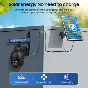 Ubox HD 12x Zoom 4G Güneş Enerjili Ağ Bağlantılı Düşük Güç Tüketimli CCTV Dış Mekan IP66 PIR İnsan Algılama Gözetim Kamerası - Product Image 3