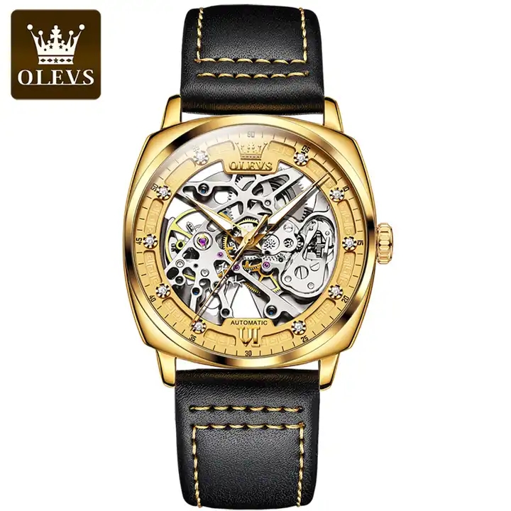 Acquista Orologio Meccanico Automatico da Uomo Forsining Moda Casual Impermeabile Scheletrato Strass in Italia a partire da 70