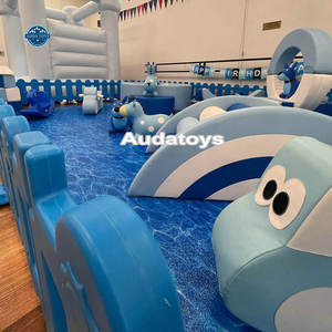 Boy Ocean Blue Mobile Commercial SoftPlay Set Équipement de terrain de jeu intérieur pour enfants pour la <span class=keywords><strong>location</strong></span> de fêtes - Product Image 3