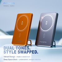 Batería Externa Magnética de 5000mAh, Ultrafina, Carga Rápida de 20W, de Aleación de Aluminio, Inalámbrica y Portátil para Teléfonos Inteligentes, Venta al Por Mayor