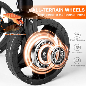 Carrito Plegable para Exteriores E-RIKE, Vagoneta de Playa, Carrito de Picnic, Carrito de Jardín Plegable Resistente, Vagoneta de Camping con Ruedas - Product Image 5