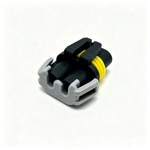 Connecteur de Faisceau de Câbles Étanche IP67 à 2 Broches, Prise Électrique Automatique Femelle en Laiton, Ruizeinc RZY7024-2.8-21 - Product Image 2