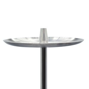 Toptan Yeni Tasarım Paslanmaz Çelik Lüks Şeffaf Cam Şişe Taşınabilir Nargile Rus Shisha Seti Dayanıklı Lake Kaplama - Product Image 5