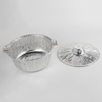 Bol/Pot jetable en Aluminium, boîte ronde, environnemental, meilleure vente ml, avec couvercle