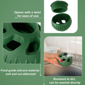 Venta caliente lamiendo bola perro masticar juguete silicona <span class=keywords><strong>comida</strong></span> perro golosinas dispensador fácil limpieza perro rompecabezas juguete con molde <span class=keywords><strong>de</strong></span> congelación - Product Image 4
