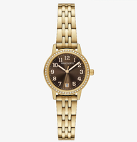 Jam Tangan Wanita MAROSERTO Logo Kustom, jam tangan berkualitas tinggi berbahan baja tahan karat warna emas, jam tangan mini, jam tangan kecil