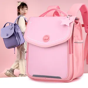 일본식 책가방 학생 배낭 학교 가방 소년 소녀 어린이 십대 어린이 척추 보호 책가방