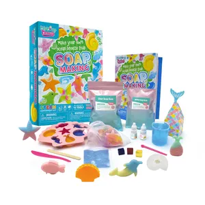Custom-made Modelo Certificado DIY Art Craft STEM Brinquedos Educação Infantil Mão no Banho Boom Kid Soap Making Kit