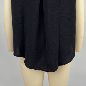 Femmes décontracté é<span class=keywords><strong>t</strong></span>é ODM haut en tricot Style Vintage à manches courtes <span class=keywords><strong>grande</strong></span> <span class=keywords><strong>taille</strong></span> respirant col en v ample <span class=keywords><strong>t</strong></span>-<span class=keywords><strong>shirt</strong></span> - Product Image 6
