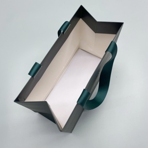 Nhà Máy Trực Tiếp Tùy Chỉnh Mua Sắm Sang Trọng Túi Giấy Với Logo Của Bạn Khuyến Mại Vải Giấy Túi Quà Tặng Với Xử Lý - Product Image 2