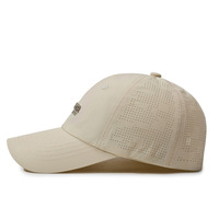 Gorra de Béisbol Unisex de Secado Rápido de 6 Paneles, Gorra de Sol Transpirable Perforada, Gorras Deportivas de Moda para Exteriores, Gorras de Polo Bordadas Casuales