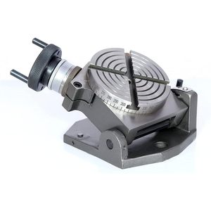 Mesa Giratoria de Hierro Fundido Buyoholic de 4 Pulgadas (100 mm) con Inclinación Horizontal y Vertical de 0 a 90 Grados, Componentes Centrales con Rodamientos para Fresado - Product Image 2