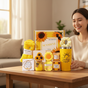 Cesto Regalo Spa Girasole <span class=keywords><strong>per</strong></span> <span class=keywords><strong>San</strong></span> <span class=keywords><strong>Valentino</strong></span> 2026, Perfetto <span class=keywords><strong>per</strong></span> la Festa della Mamma e Compleanni, Kit di Cura Personale Giallo Sole <span class=keywords><strong>per</strong></span> <span class=keywords><strong>Lei</strong></span> - Product Image 3