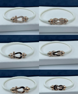 Fred Hochwertiges Farbiges Diamant-Figurenachtelch-Verschluss Armband Vintage Luxus Armband Unisex Schmuck Großhandel - Product Image 3