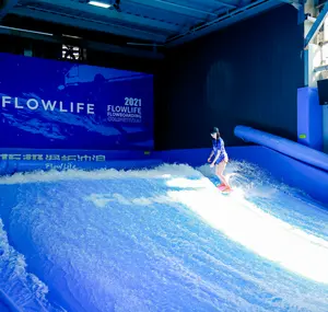 FlowLife Attractive Wave Pool Water Park Equipment Factory Price Surfing Flowrider Skateboard Surfing Simulator