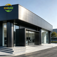 Façades minimalistes, panneaux de matériaux de construction, revêtement mural extérieur, 4x8 pieds, ACP 4 mm, plaque ACM, panneaux composites en aluminium Alucobond