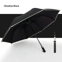 Parapluie de golf pliant automatique à logo personnalisé avec protection UV, anti-vent, 12 baleines - Vente en gros