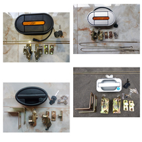 Serrure de poignée de porte de camion de bus boucle de bagage avec lumière LED pour bus higer kinglong Yutong Zhongtong Volvo