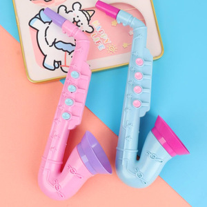 Saxophone jouet pour enfants, Instrument à vent en plastique pour enfants de 5 à 7 ans, unisexe, taille unique - Product Image 3