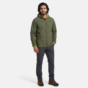 Wholesale <b>Canvas</b> Hooded Jacket Custom Design Autumn Work Men's Windproof Waterproof Vintage Cheap Price OEM - Product Image 1