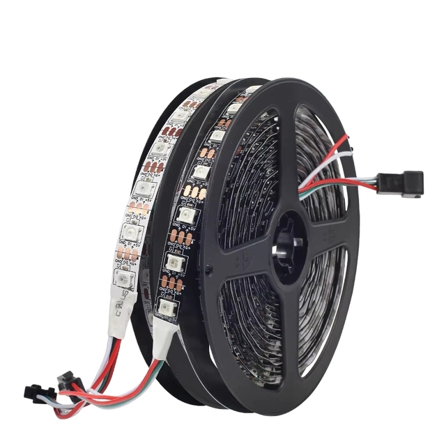 Ws2812b Led Strip Horse Race Running Water Flowing 5050 Rgb 5v 30/60/144 Pixels Ws2812b Addressable Color Led Strip Light