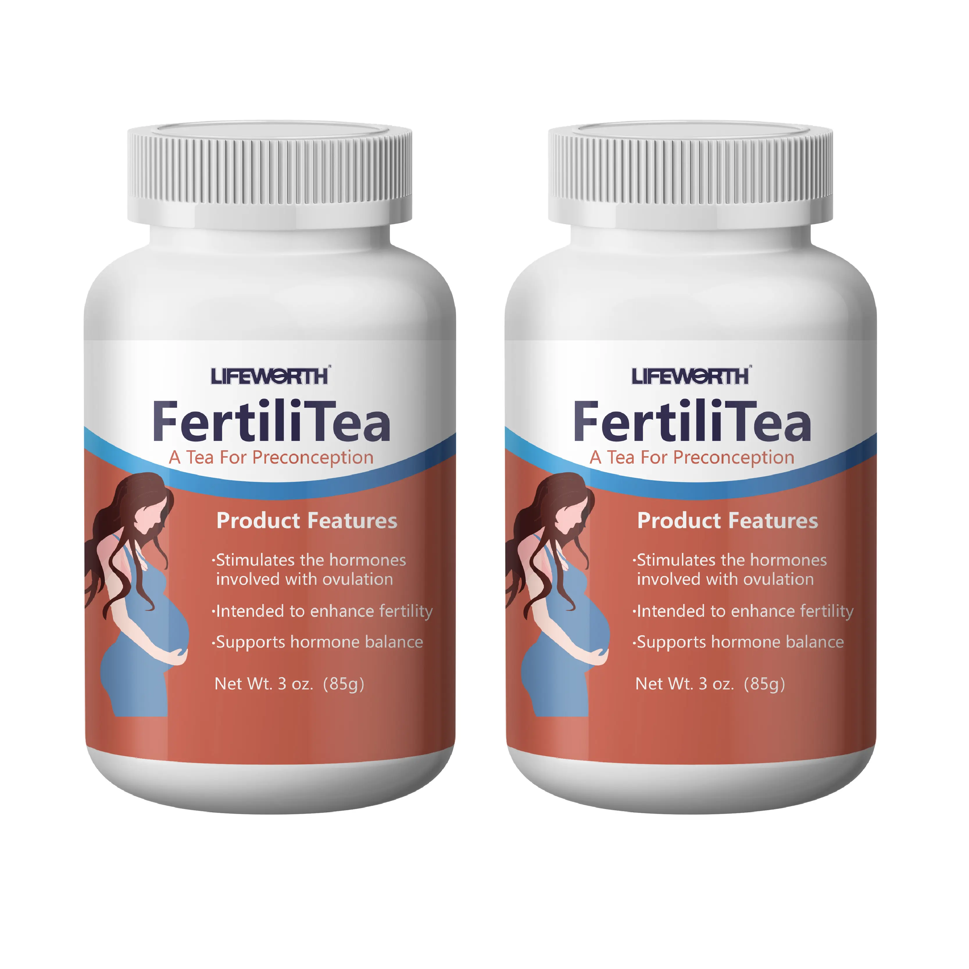 LIFEWORTH hot sale OEM vitamin supplement fertility blend woman's fertility bundle