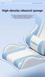 High Quality <strong>Comfortable</strong> Ergonomic Reclining Leather PC Gaming <strong>Chair</strong> Modern Revolving Budget-Friendly Home Office Computer <strong>Chair</strong> - Product Image 3