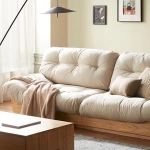 Juego de Sofás Tapizados para Sala de Estar con Armazón de Madera de Roble Estilo Nuevo L7063 - Product Image 4