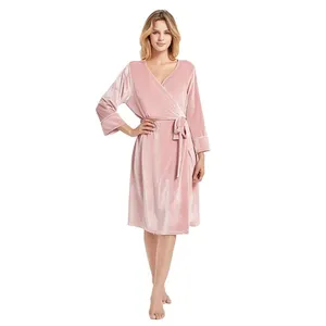 MQF Celebrity Luxury Flannel Skincare Super Soft Women's Pajamas Robe