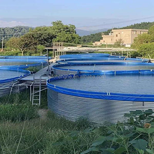 Tanque de stock galvanizado Aqua Culture Tarpaulin Fish Pond Fish Tanks Farm Aquaculturelarge Snow Crab - Product Image 3