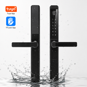 กุญแจล็อคประตูอัจฉริยะ SINON Slim Smart Door Lock Tuya TTLock แบบสแกนลายนิ้วมือ พร้อมชุดล็อคแบบฝัง 2585 2885 3585 4585 สำหรับประตูยุโรป - Product Image 1